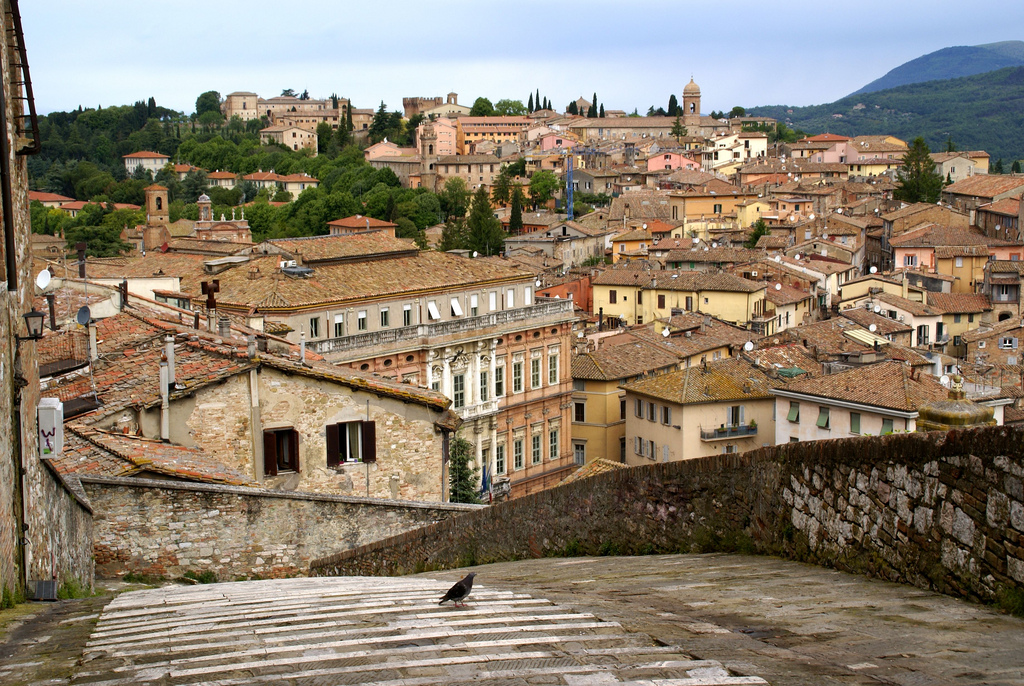 Perugia is the capital of the Italian region of Umbria.